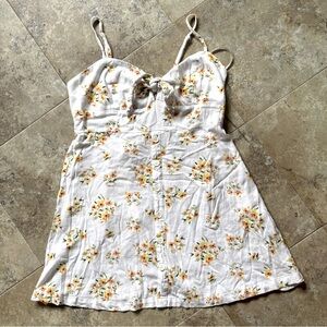 Forever 21 • Floral Dress with Yellow and Pink Accents